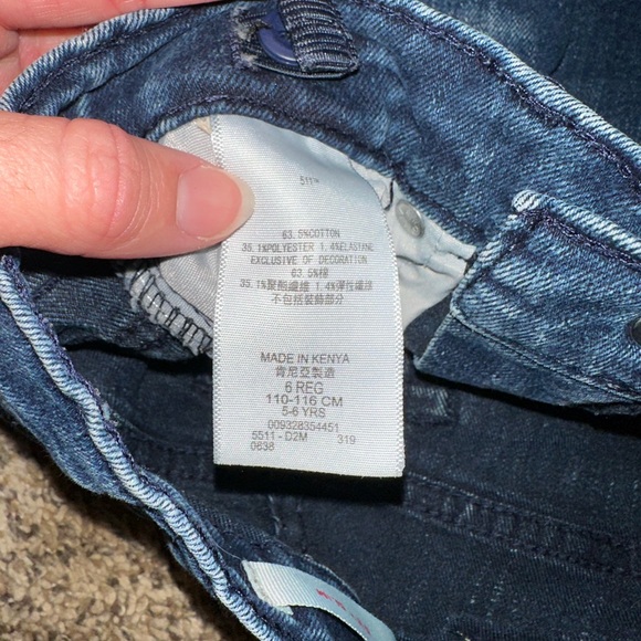 Levi Boys Slim Jeans size 6 - Picture 4 of 4